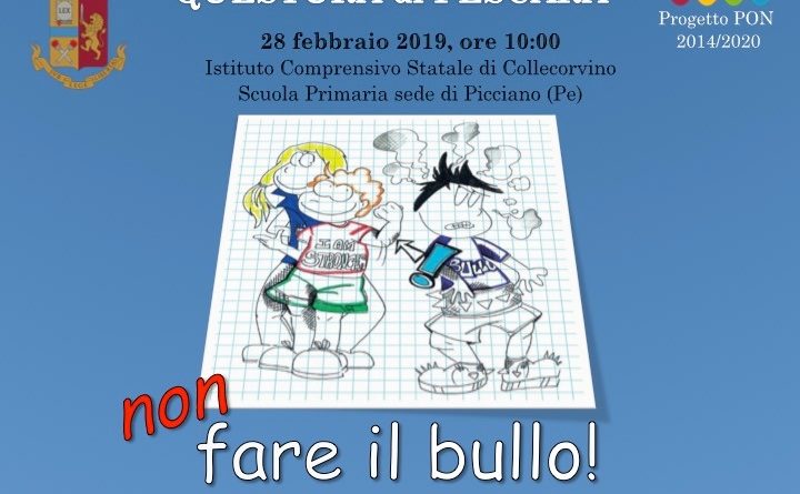 Scuola Collecorvino non fare il bullo