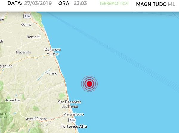 Terremoto Costa Marchigiana Picena