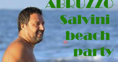 Salvini beach party