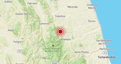 Terremoto Sarnano Magnitudo 3 - 9 agosto 2019