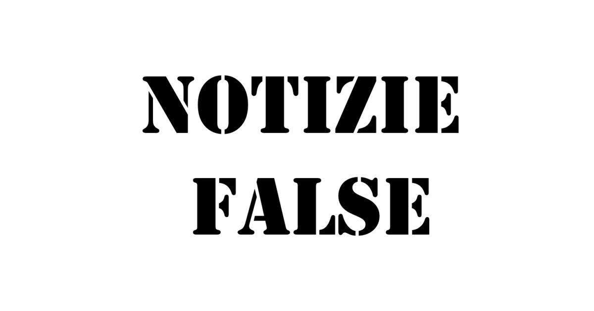 notizie false