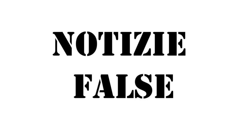 notizie false