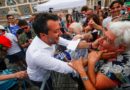 Matteo Salvini Piazza del Popolo Mascherine Coronavirus