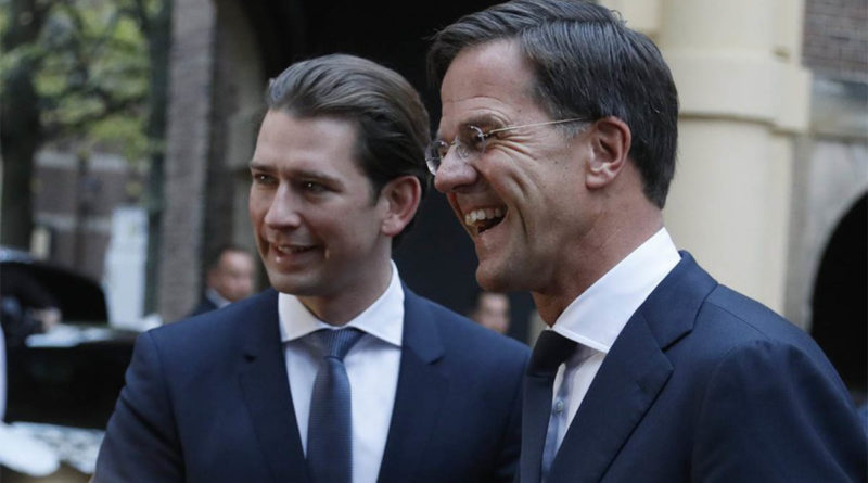 Sebastian Kurz e Mark Rutte