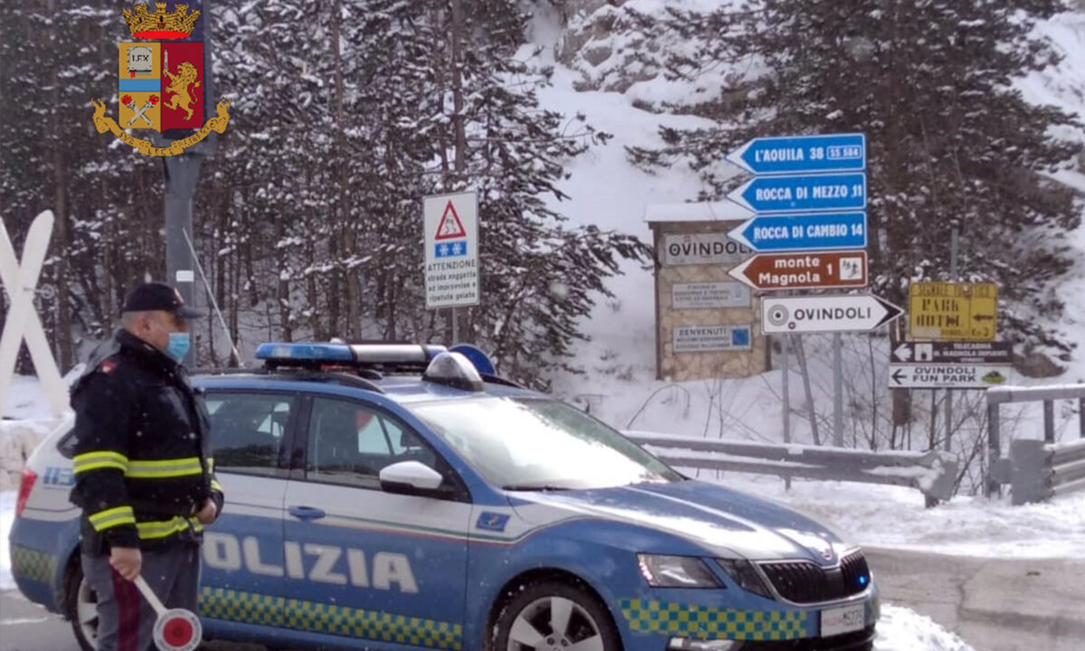 polizia neve