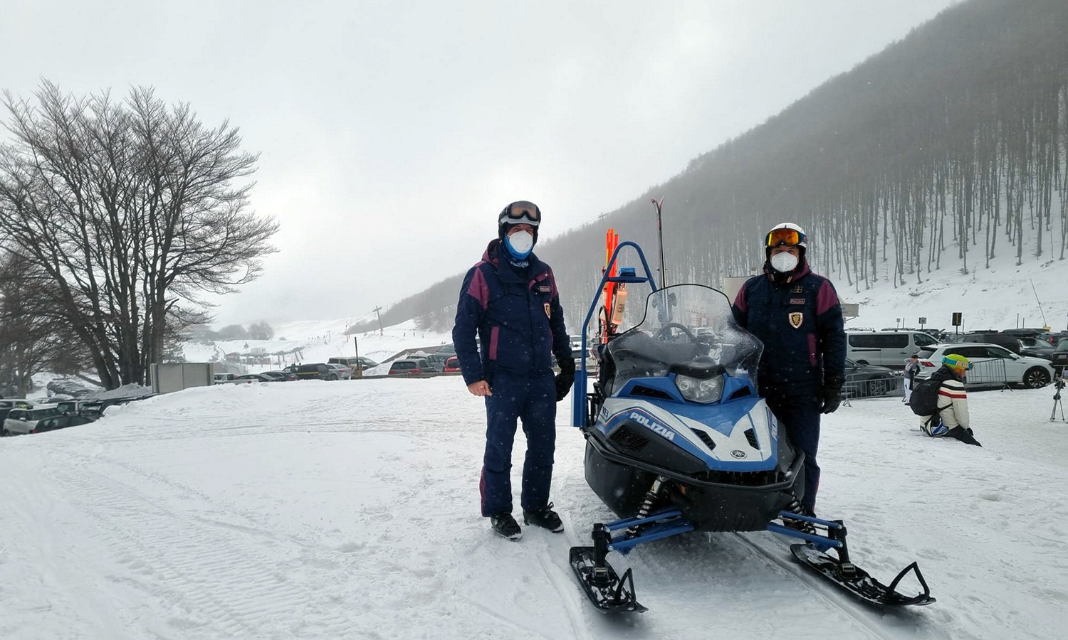 polizia neve