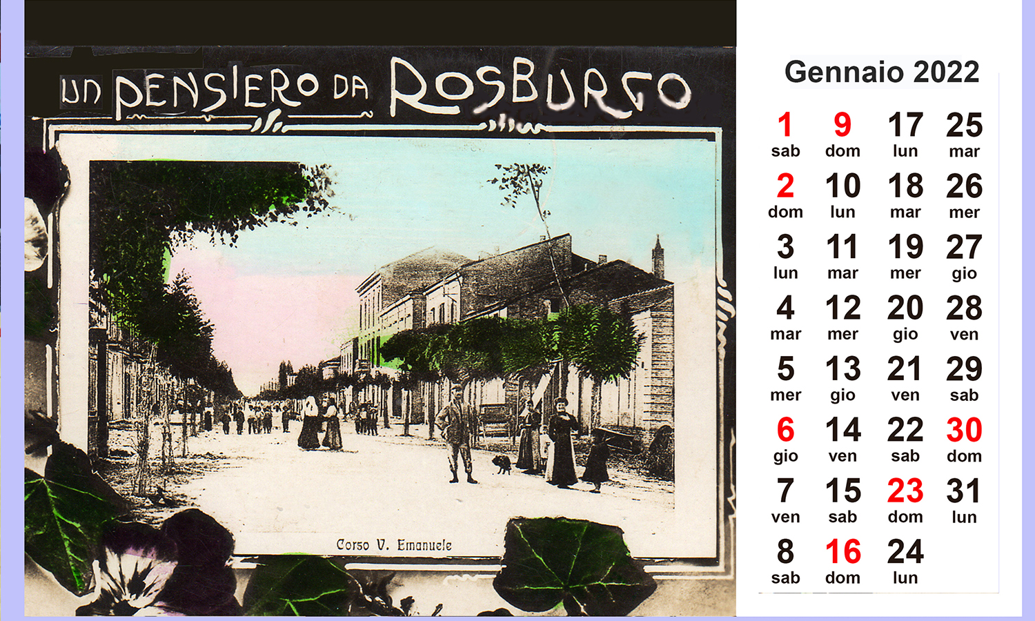 calendario roseto