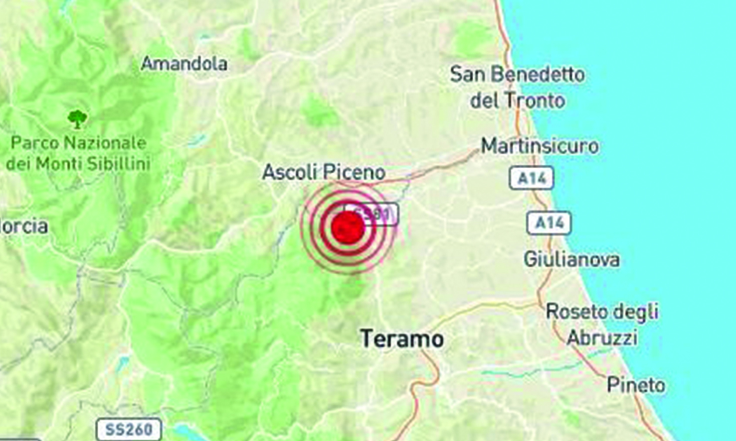 terremoto roseto