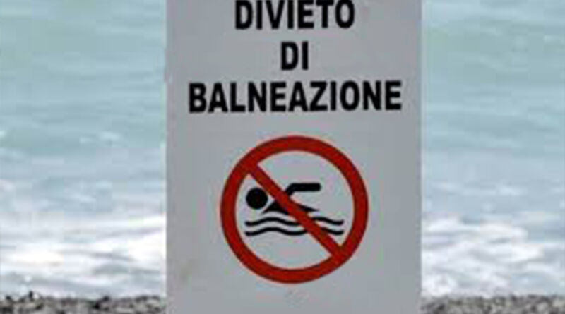 divieto balneazione