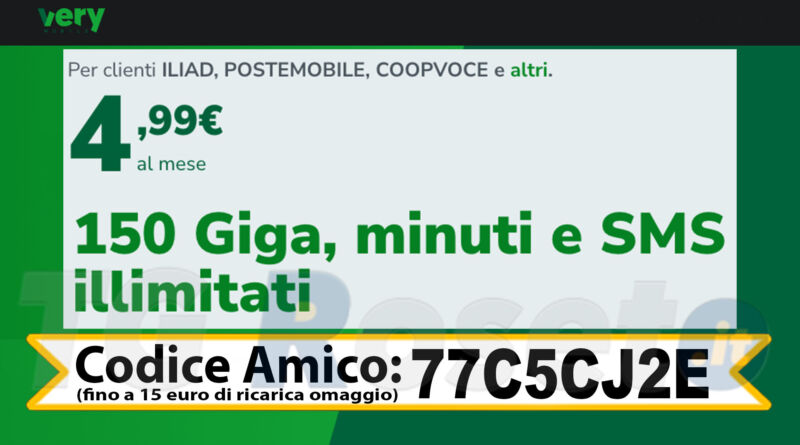 77C5CJ2E - Very Codice Amico Giugno 2024