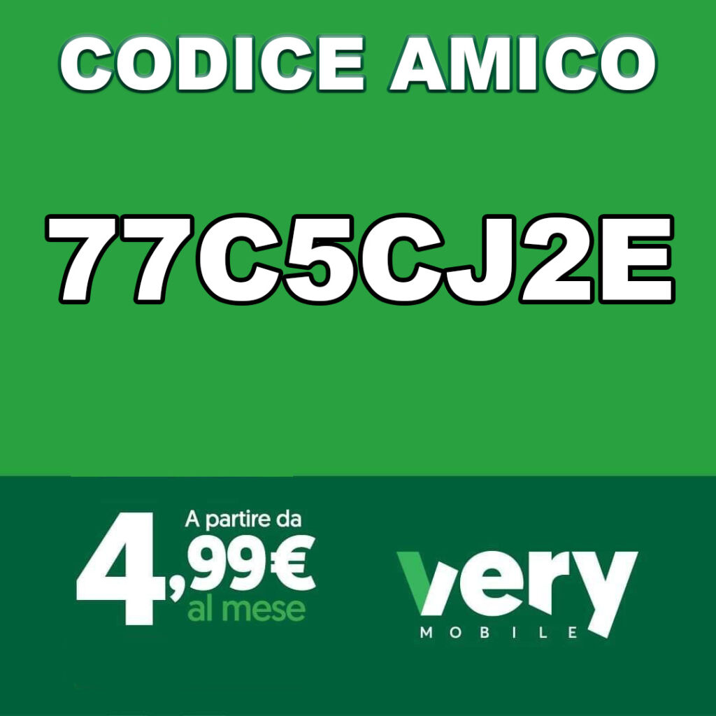 77C5CJ2E - Very Codice Amico Giugno 2024