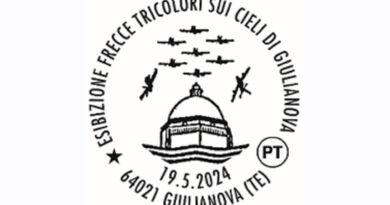 annullo frecce tricolori giulianova