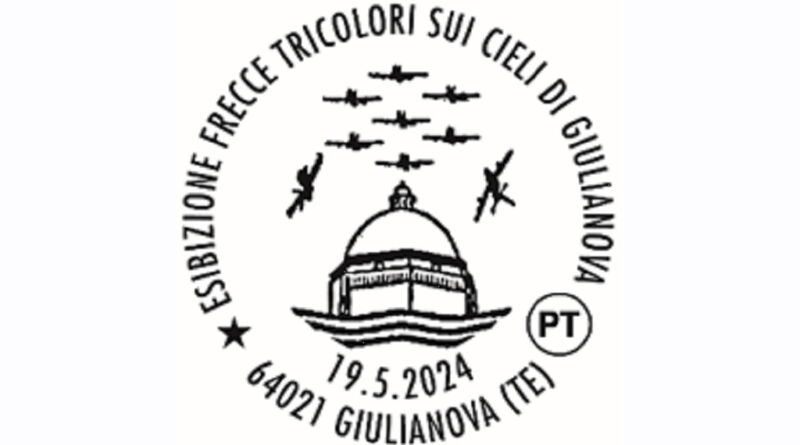 annullo frecce tricolori giulianova