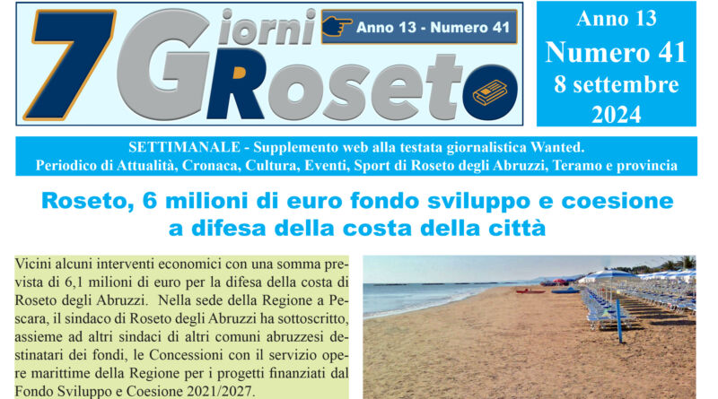 7 giorni roseto copertina 41